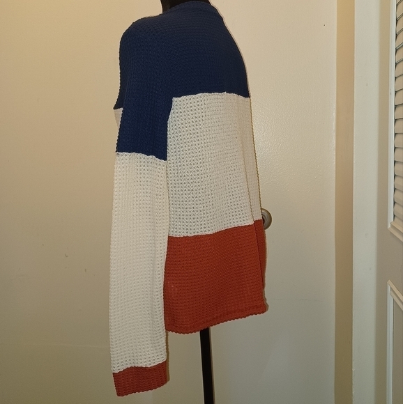 NO Boundaries Tri-color Knit Sweater - Picture 3 of 4